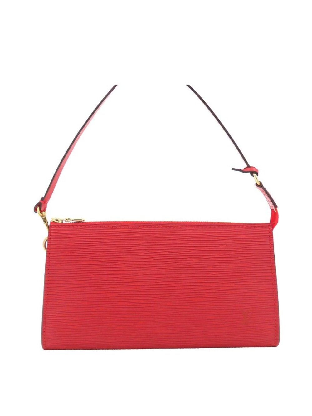 Louis Vuitton Pochette Accessoires Castilian Red Epi Leather Pouch